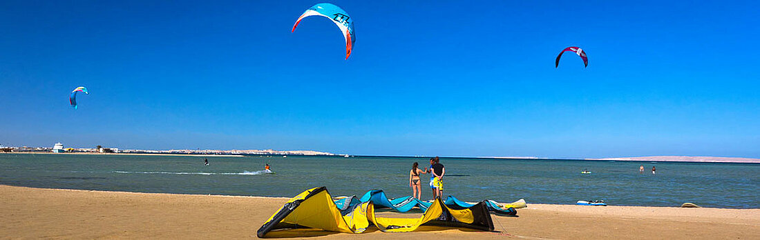 Kite-Surfen in Ägypten, Soma Bay