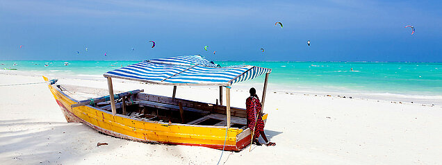 Kitesurfen auf Sansibar